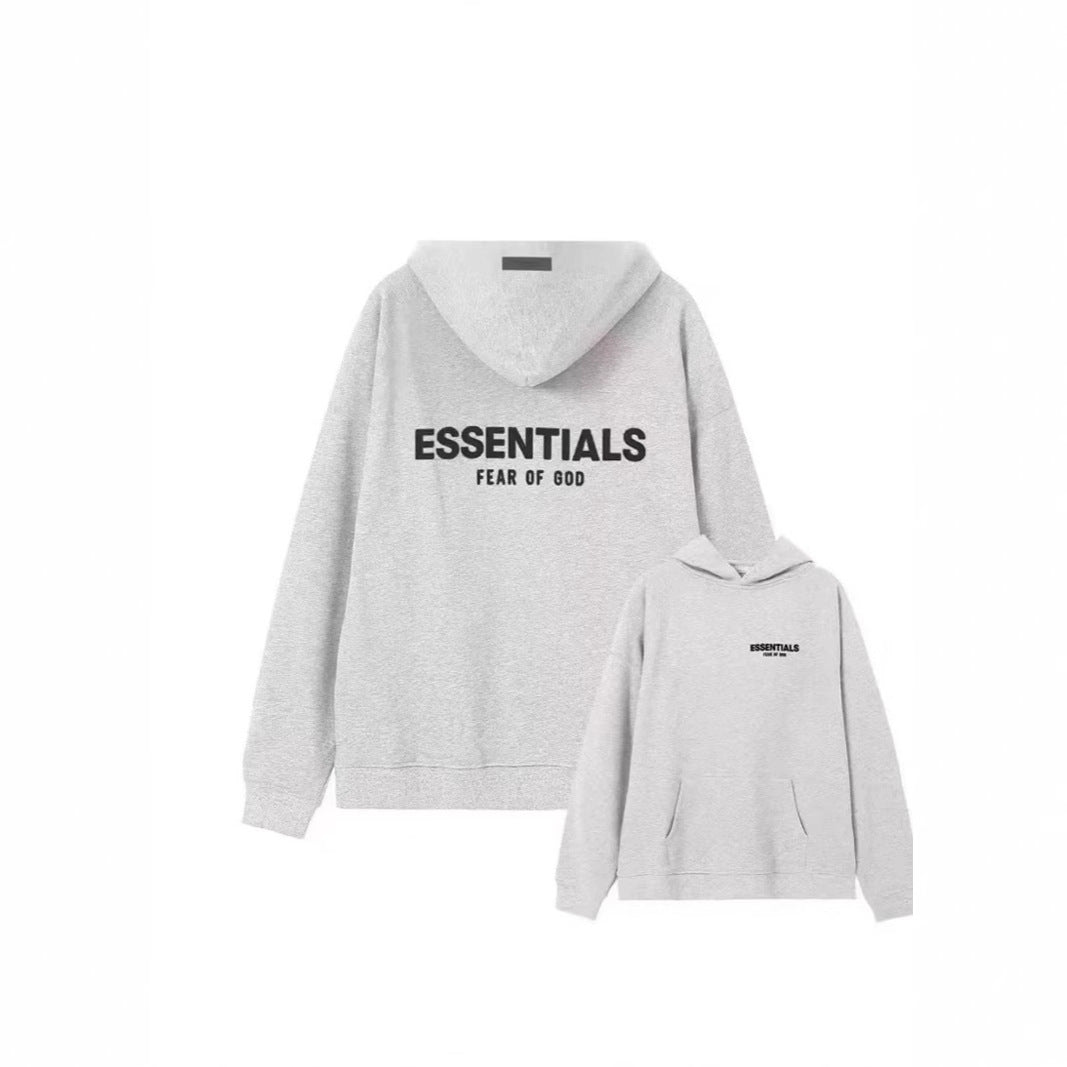 Flocked Letter Hoodie SP097