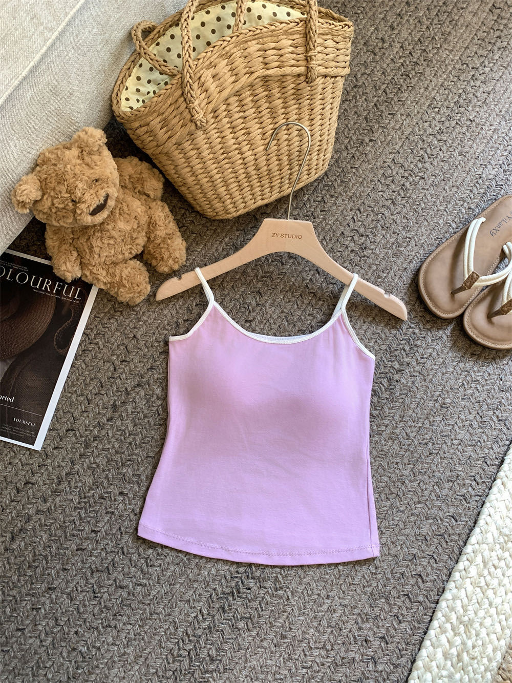 Camisole with Chest Pad US 64H004