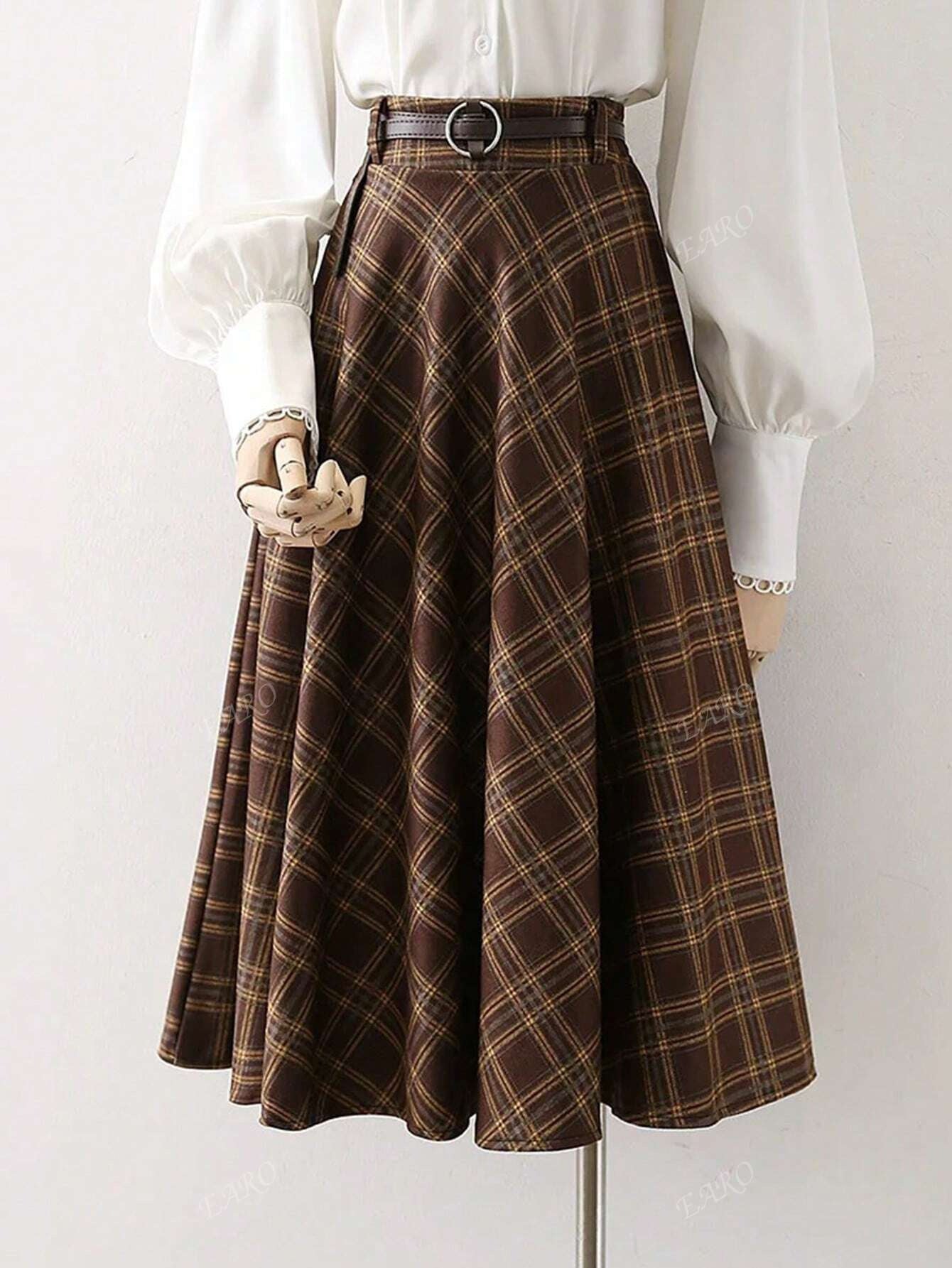 Brown Skirt-no belt  64D122