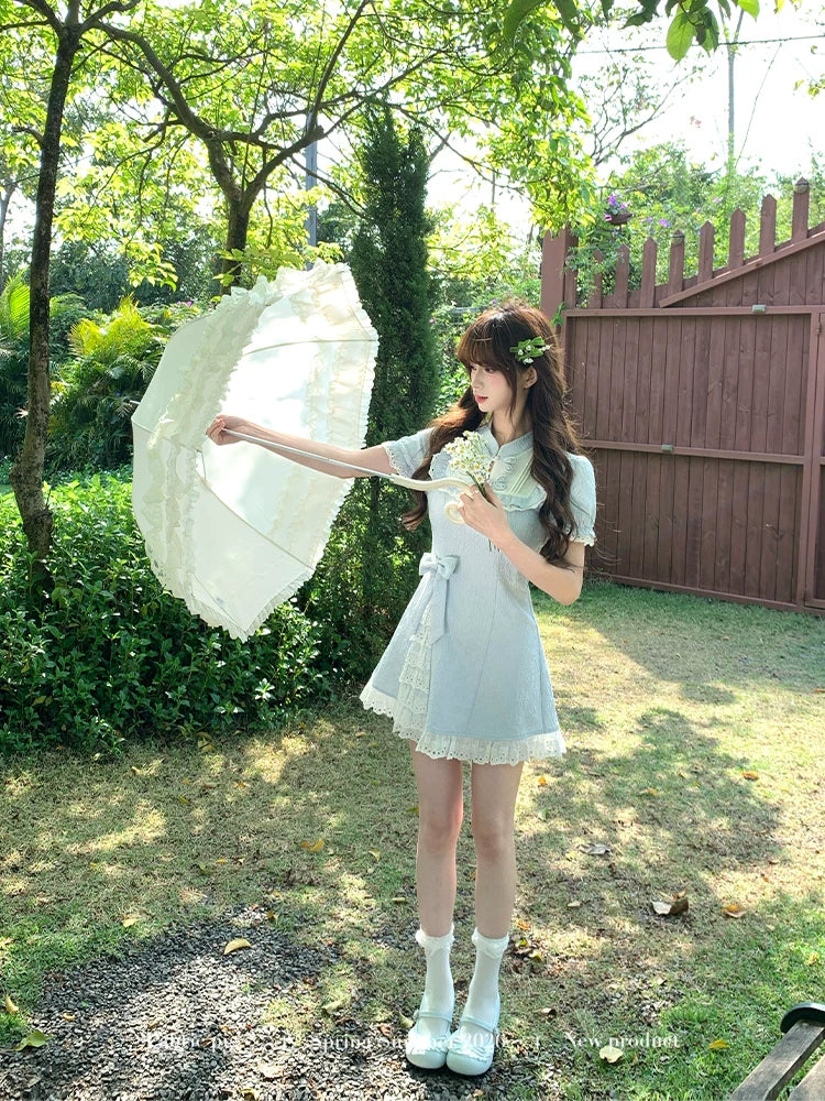 New Chinese Style Dress for Women Summer   64D068
