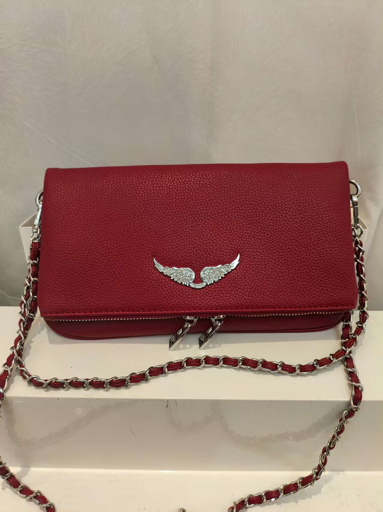 Pu Metal Chain Bag SA834