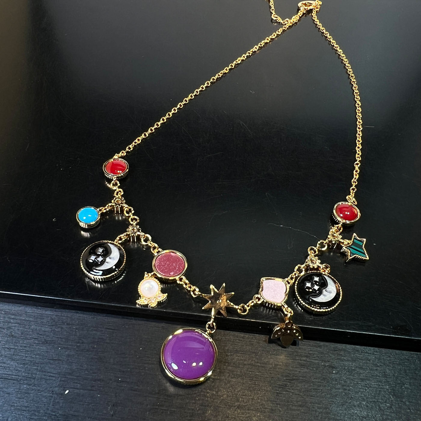 Eight-pointed Star Earrings Necklace SAB010