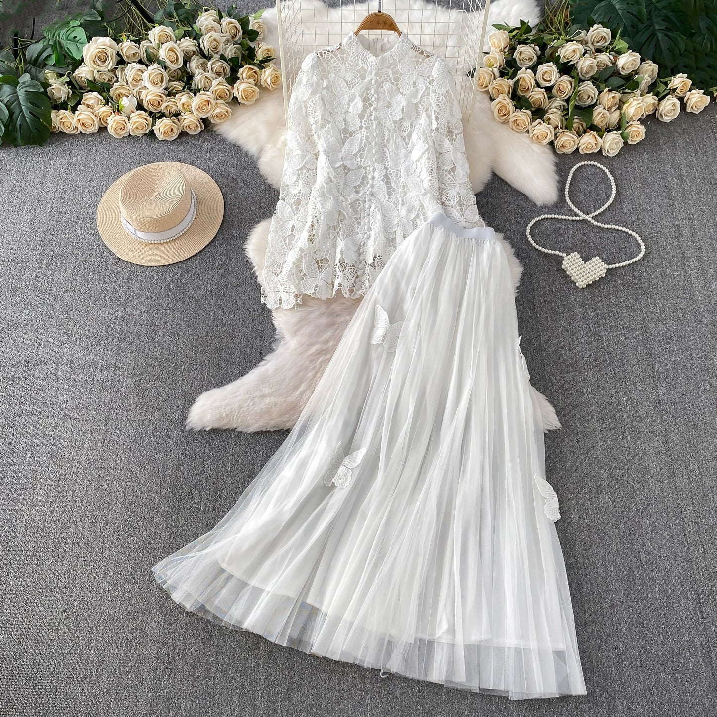 Mesh Dress Set 69B921