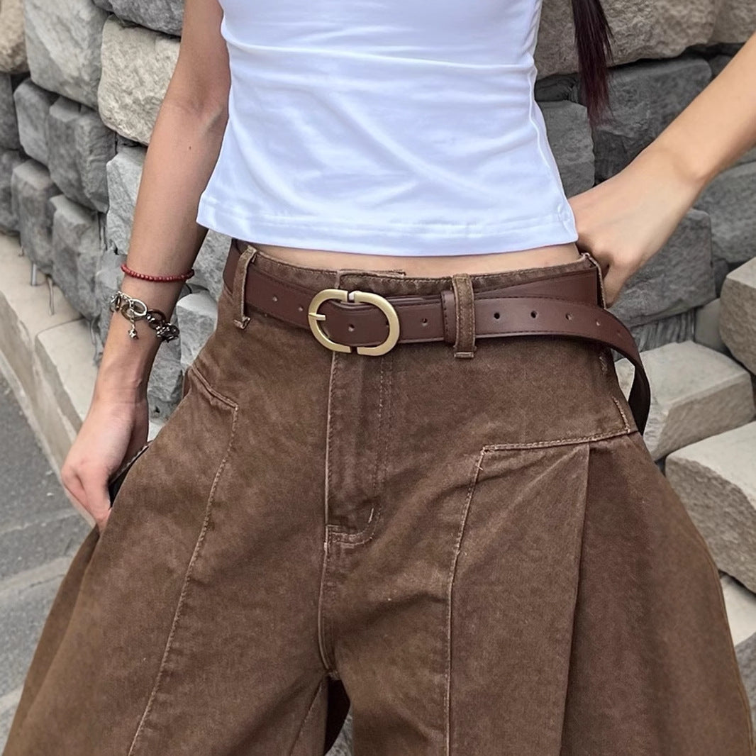 Low Waist Denim Trousers SA390