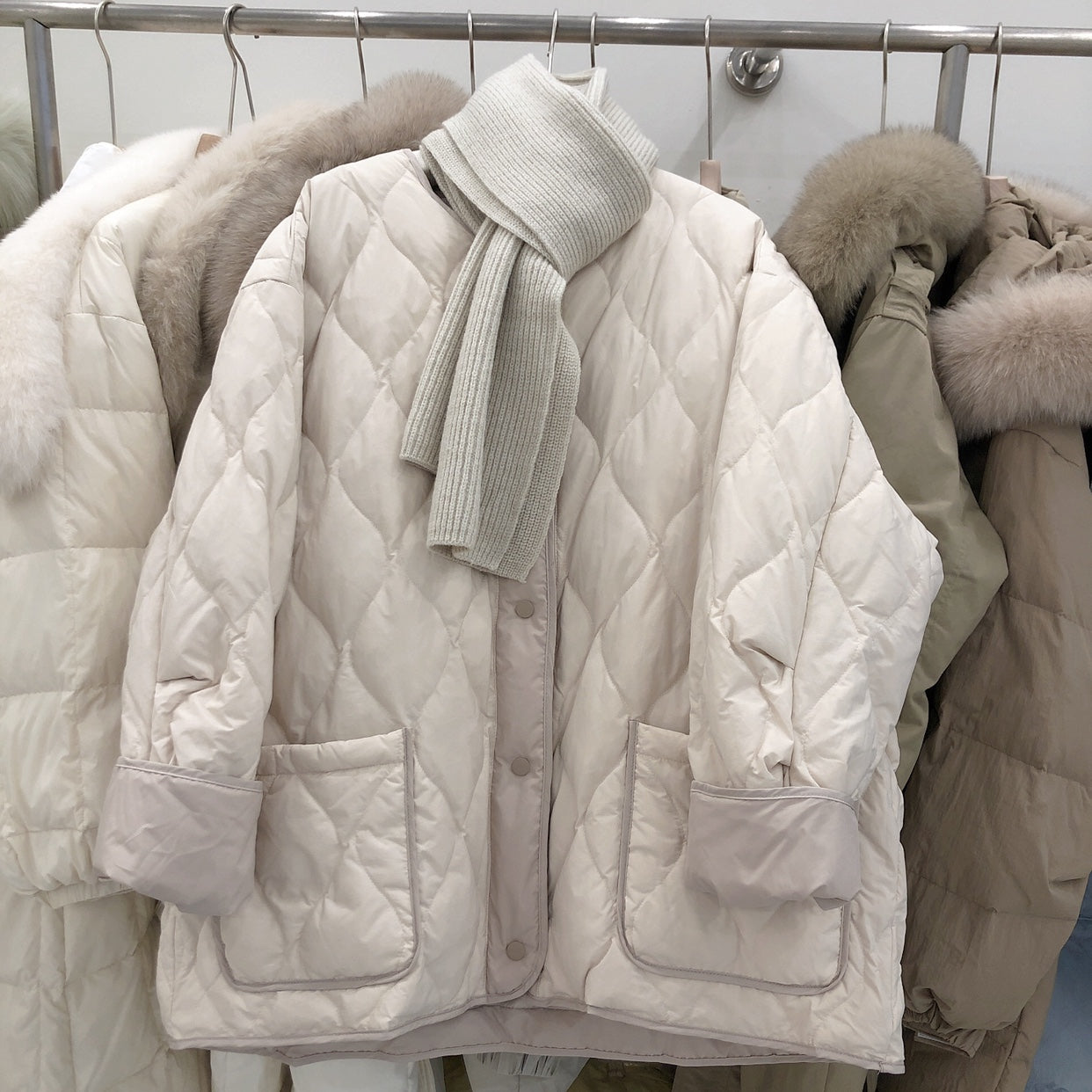 Large Size Loose Crew Neck Jacket SA497