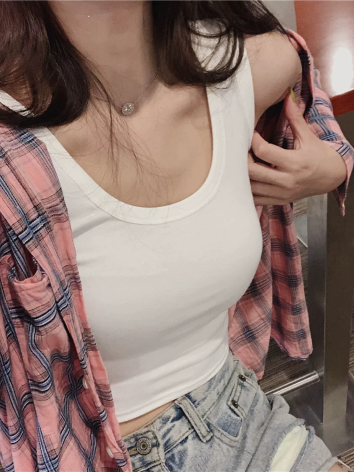 Super Short Sweater Women 69B899
