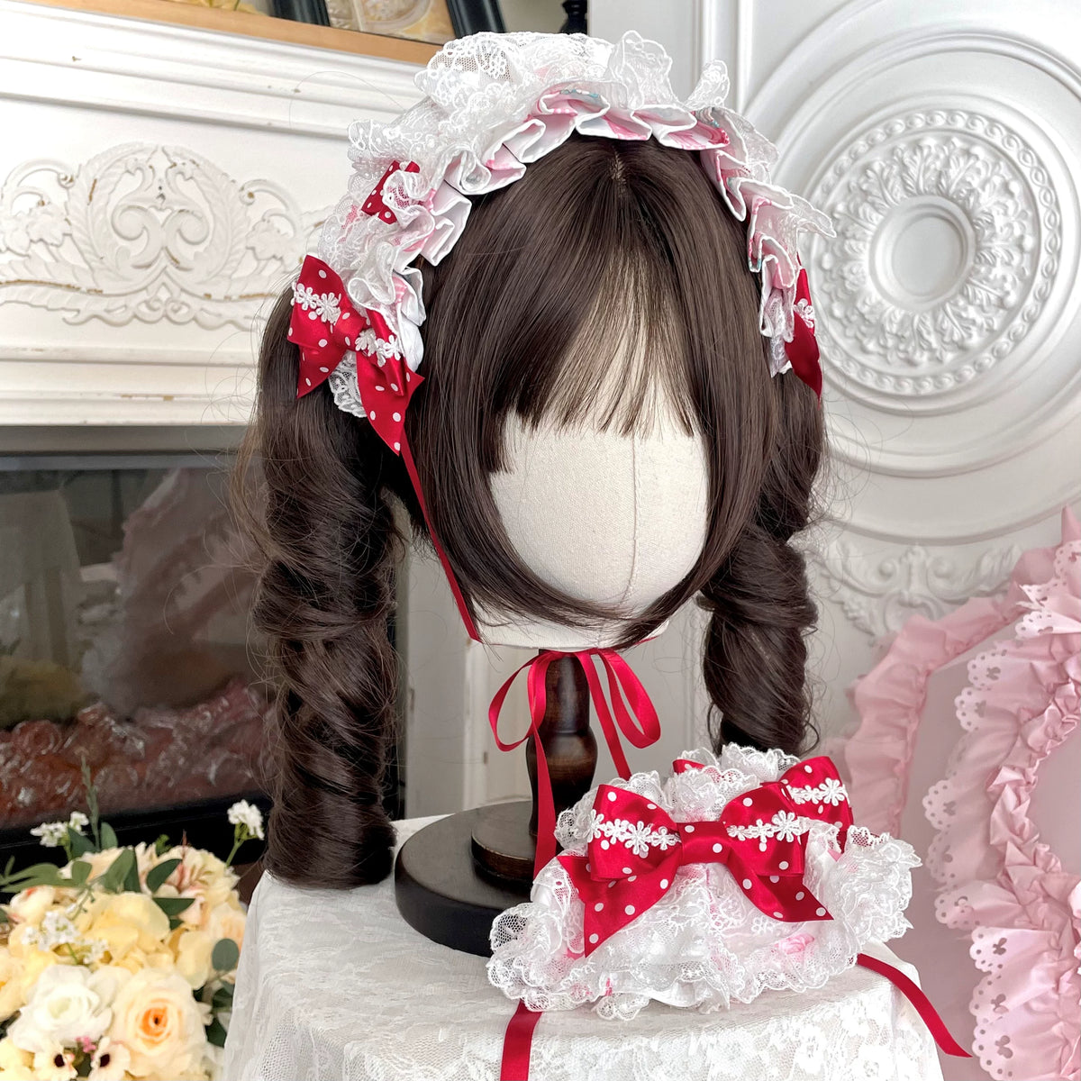 Strawberry Handle Lolita Jsk Suspender Skirt 74B887