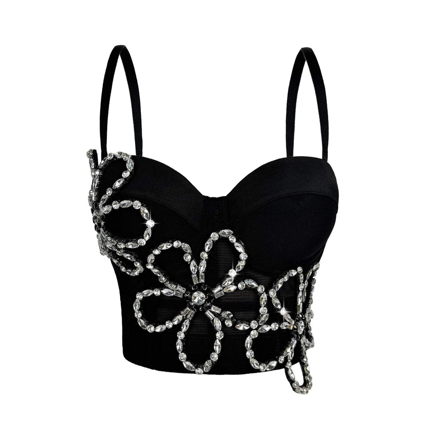 Diamond Flower Fishbone Bra 69B886