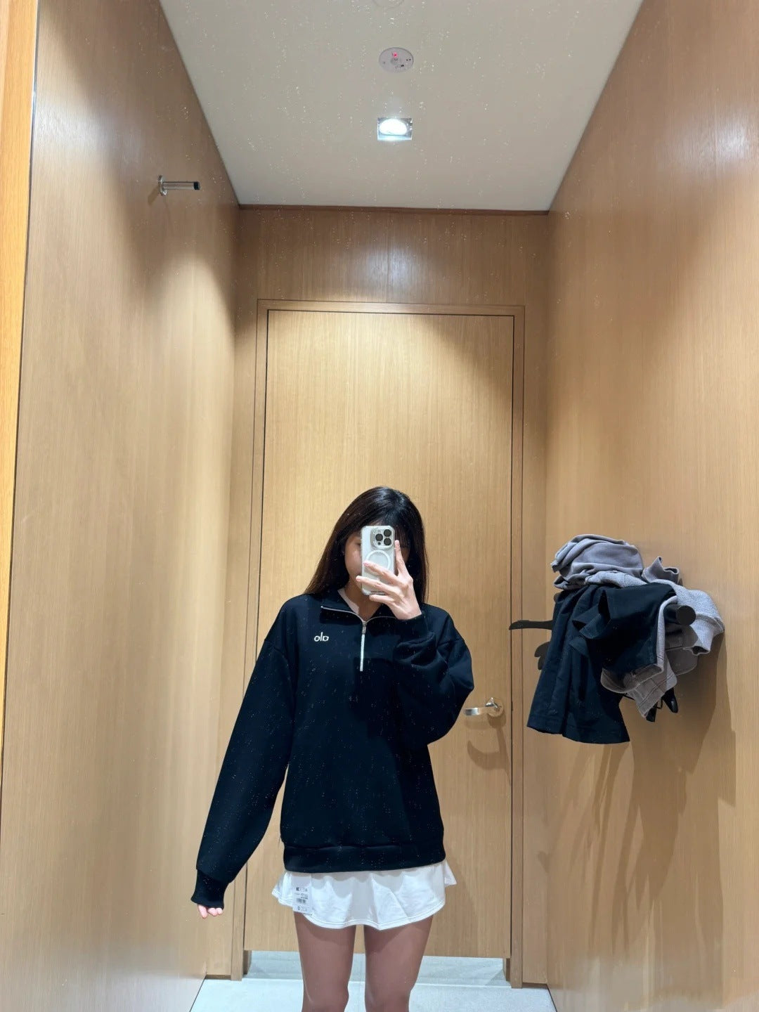 Stand-up Collar Sweater Shorts