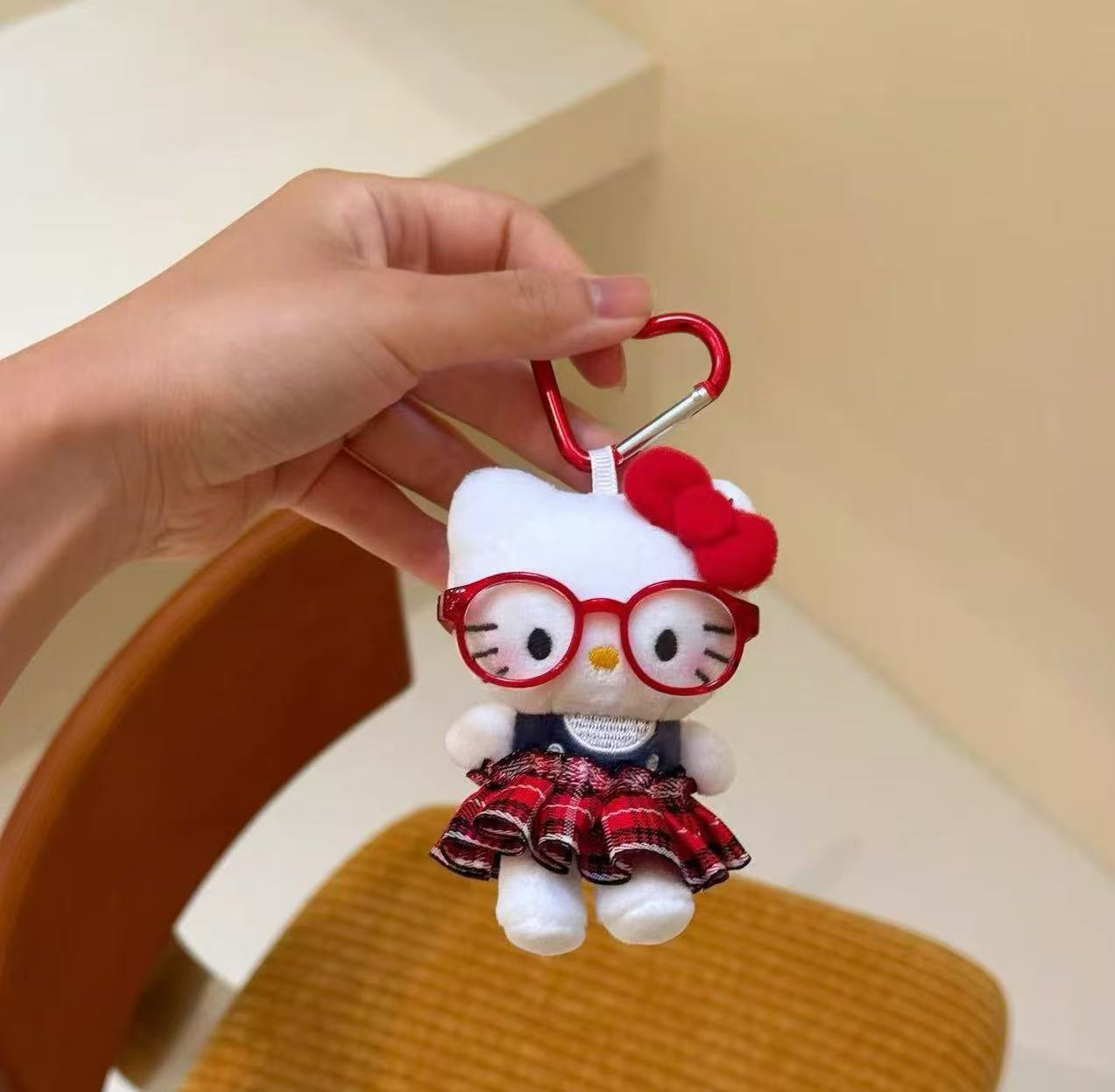 Cartoon Plush Gentleman Keychain  SAB093