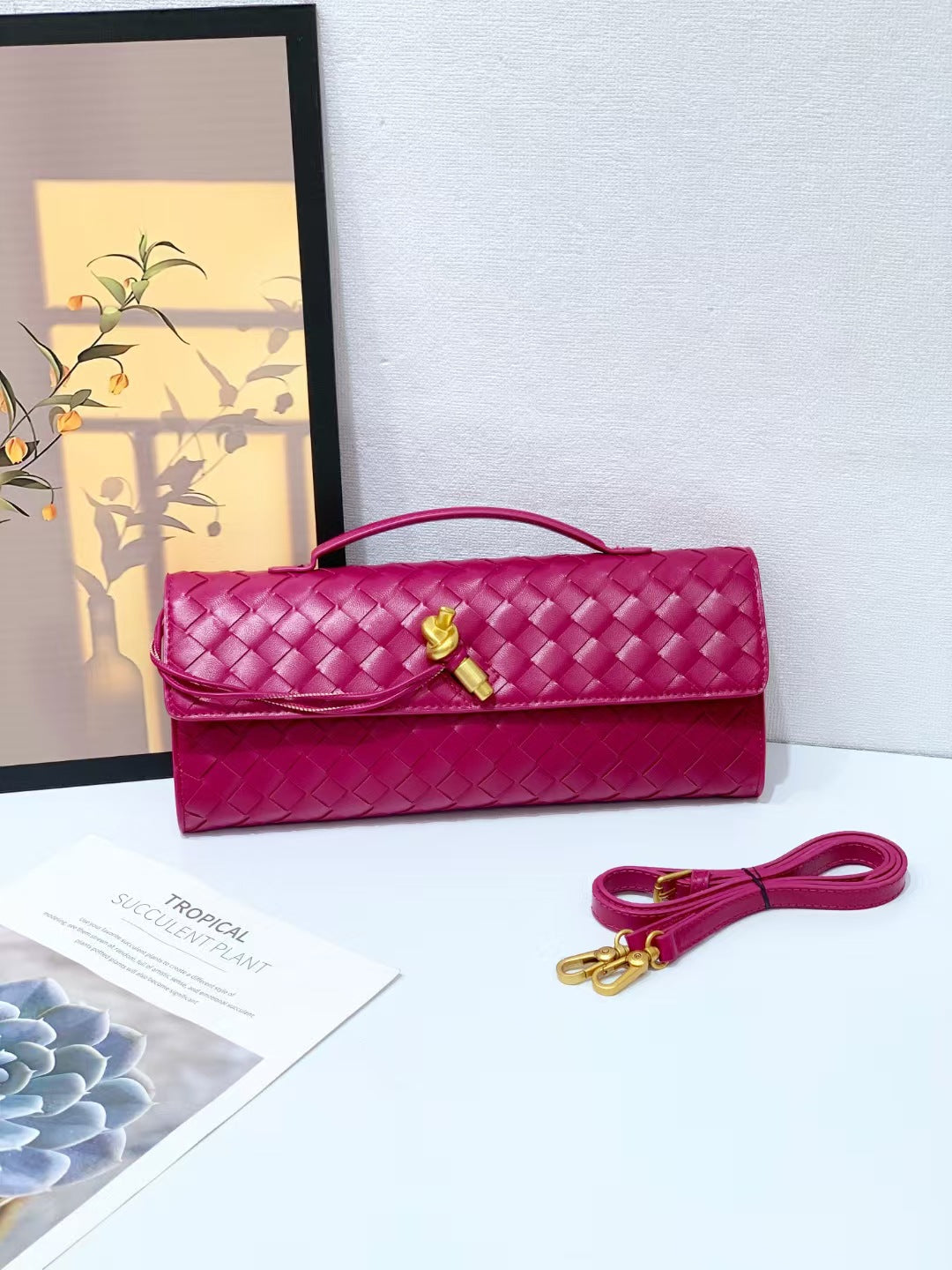 Woven Clutch Bag UK 64D075