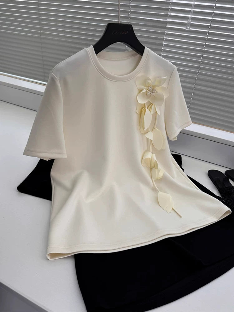 Round Neck Short Sleeve T-shirt SA855