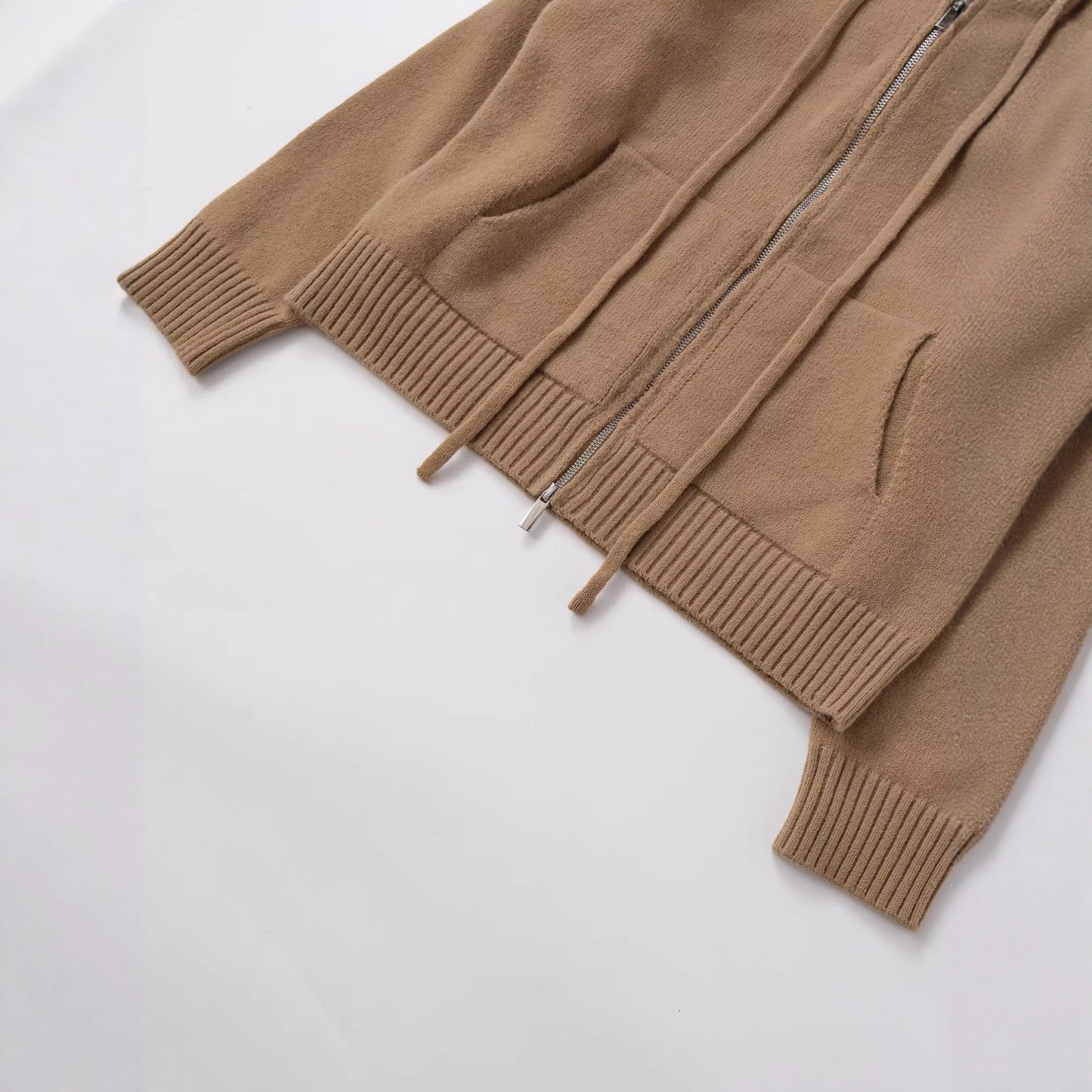 Casual Loose Knit Hooded Sweater SA541