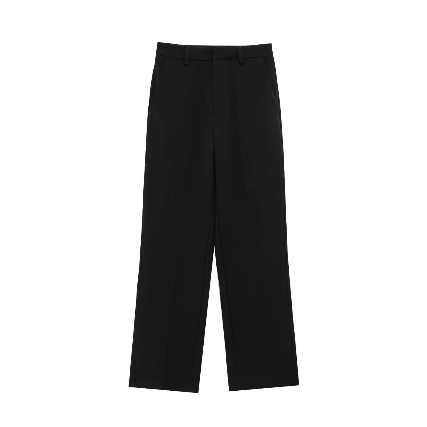 Lapel Short Sleeve Short Jacket Straight Pants SA351