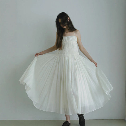 Suspender Dress Loose Long Dress SA360