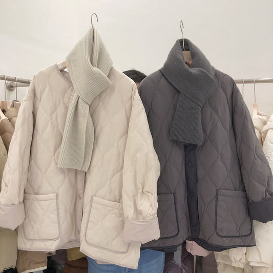 Large Size Loose Crew Neck Jacket SA497