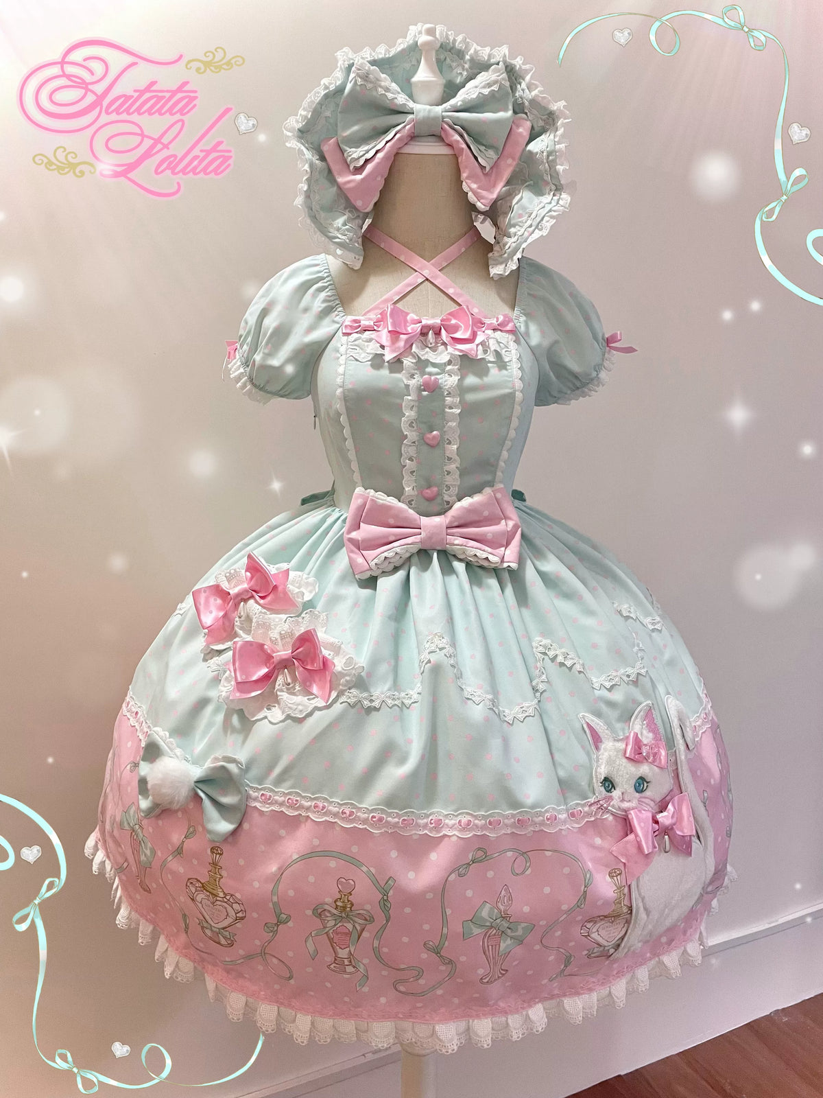 Perfume Cat Lo Skirt Doll Lolita Op Skirt  64H358