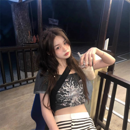 Spice Girl Printed Short Sleeve T-Shirt Women SA496