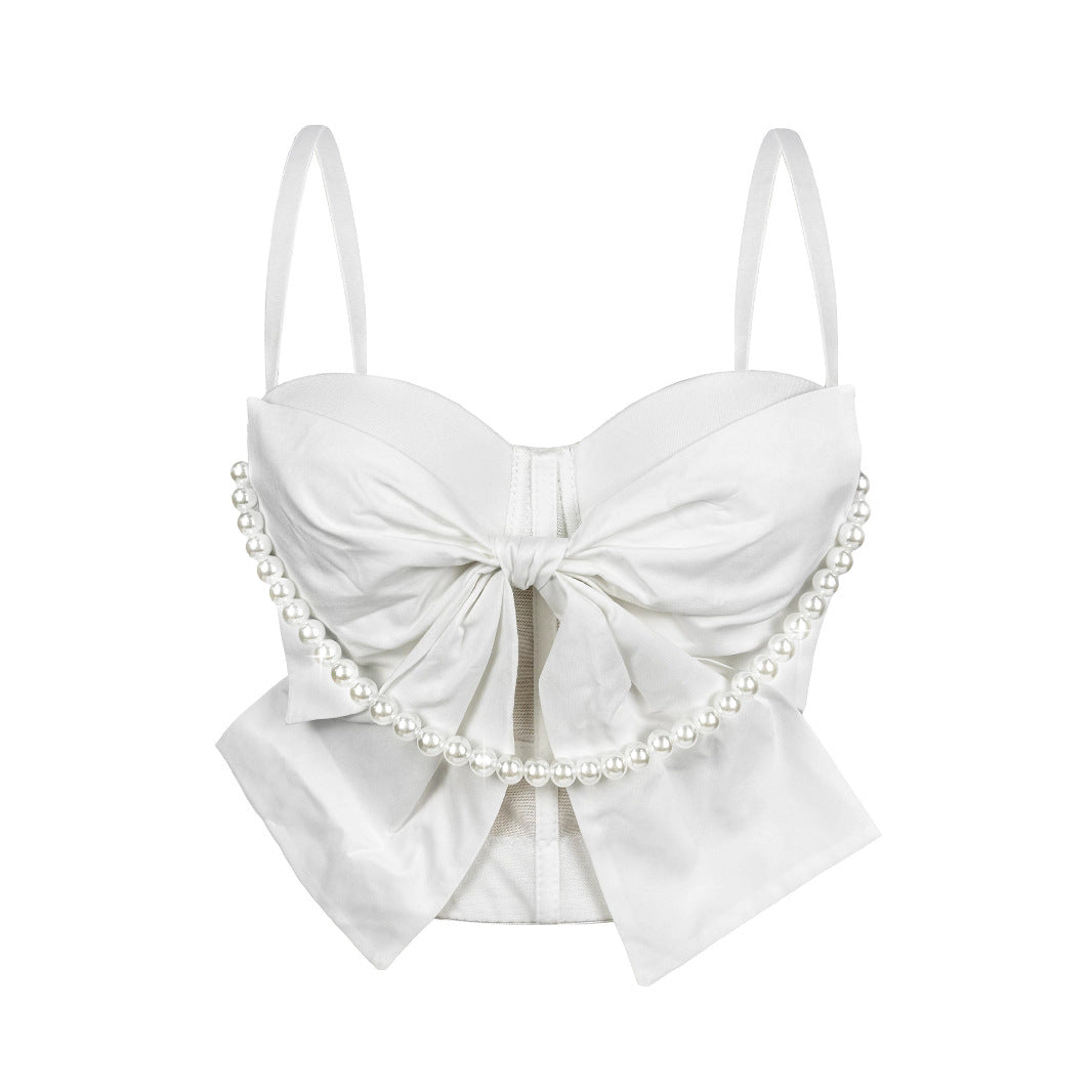 Pearl Bow Sling Vest 69B891
