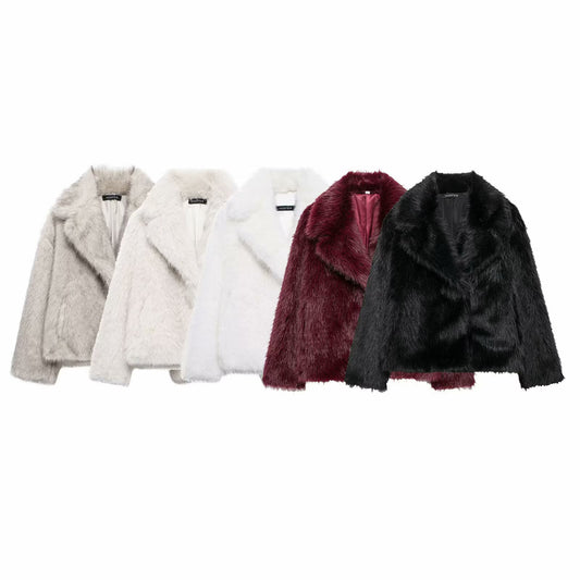 Faux Fur Effect Jacket SA571