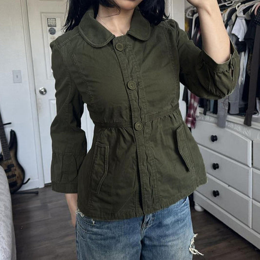 Pocket Waist Lace-up Top SA600