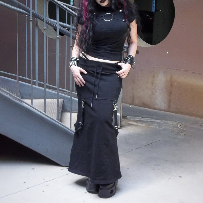 Fishtail Skirt Straight Skirt  74A075