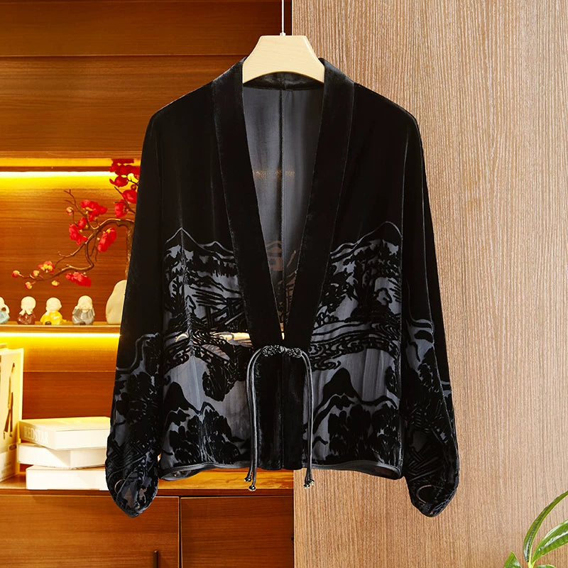 Velvet Jacket Women