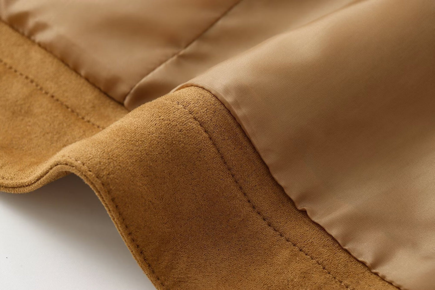 Solid Color Short Leather Jacket SA559