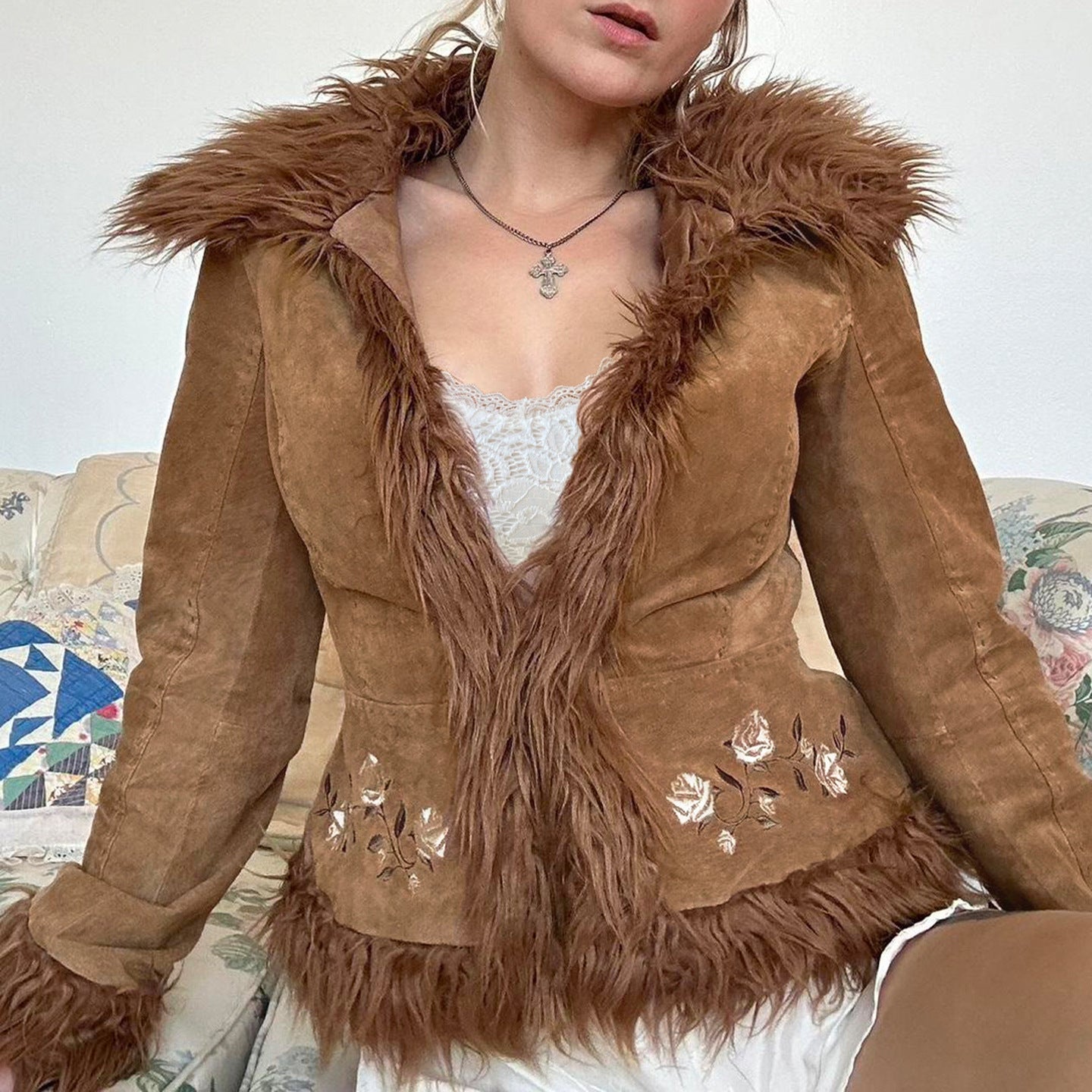 Lapel Jacket Winter Old Cardigan Top SA592/SA593/SA594
