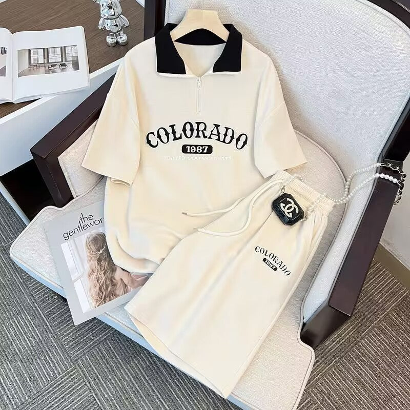 Letter Print Tracksuit SA971