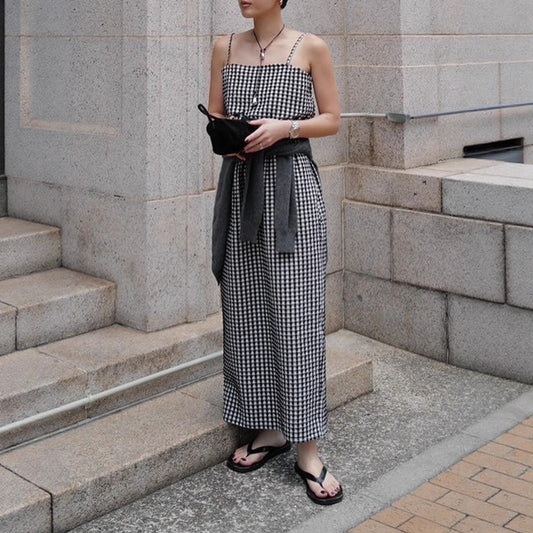 Suspender dress loose and thin dress SA364