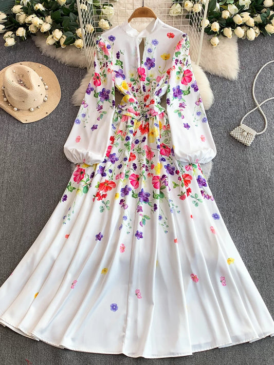 Women's Hollow Round Neck Dress SA746