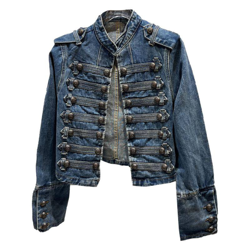 Denim Short Jacket  64D074 FR
