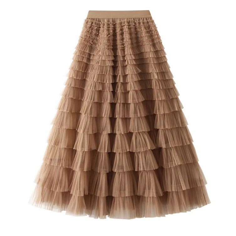 New Cake Skirt Mesh Skirt 69B977