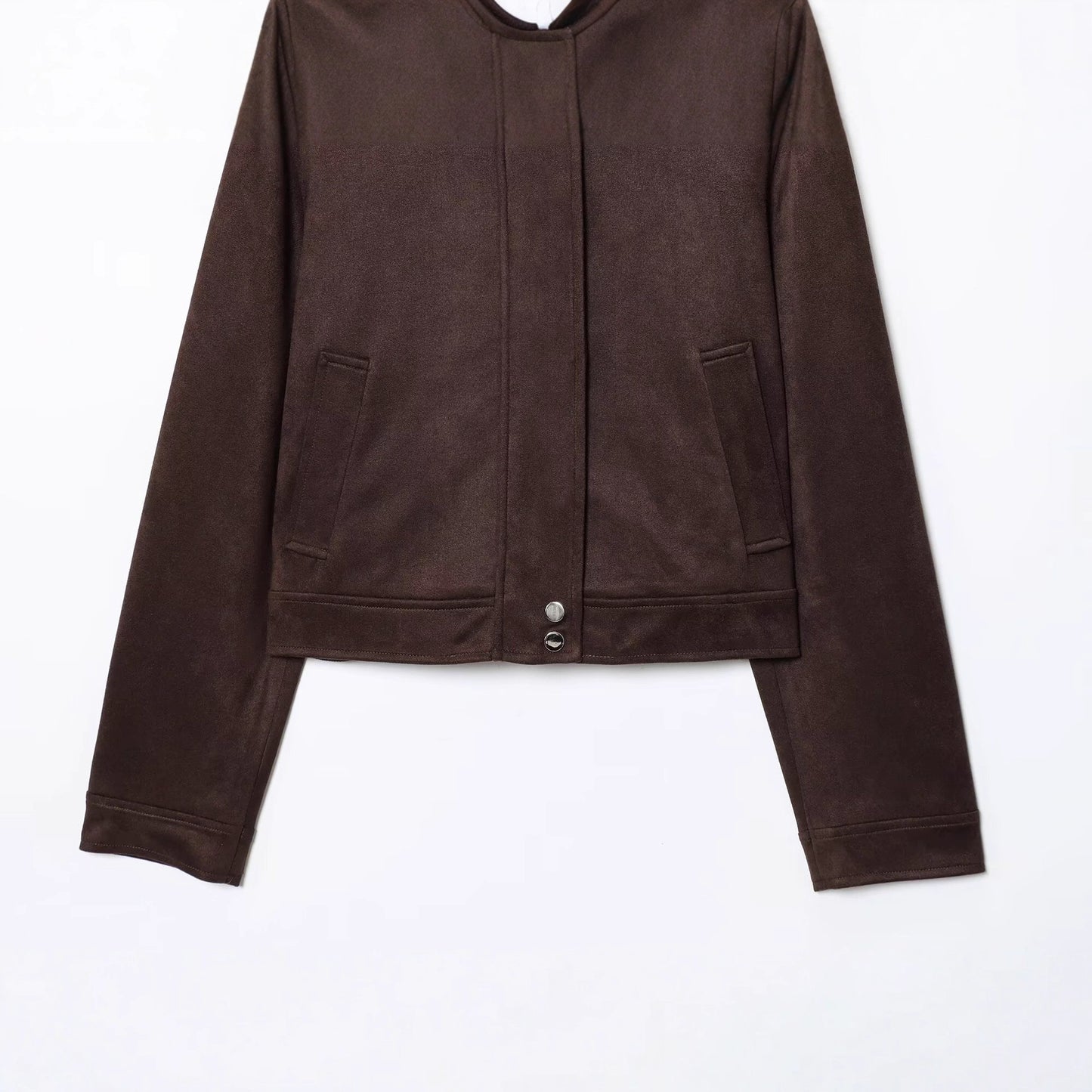 Casual Jacket with Cropped Lapels SA560