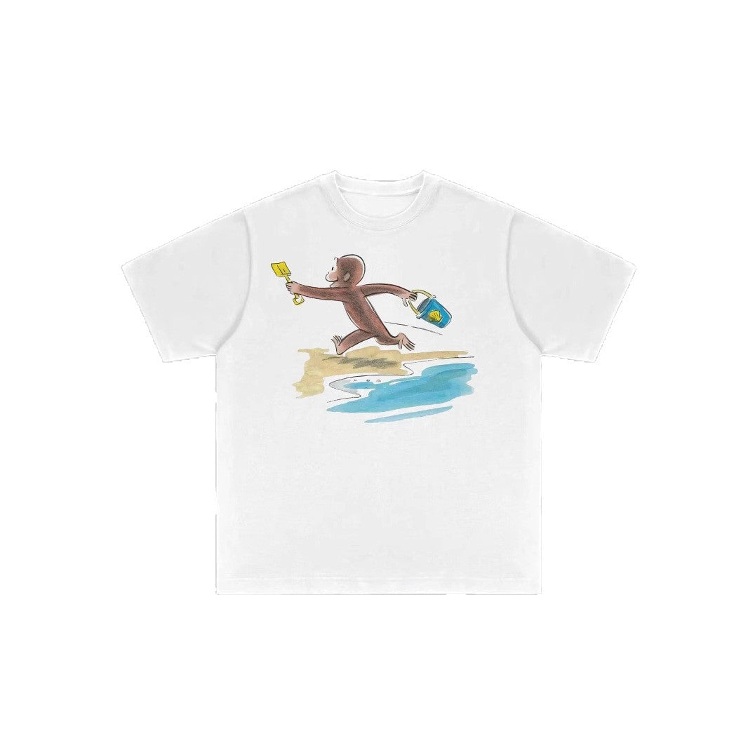 Loose T-shirt Casual Men's and Women's Short Sleeves 69B346