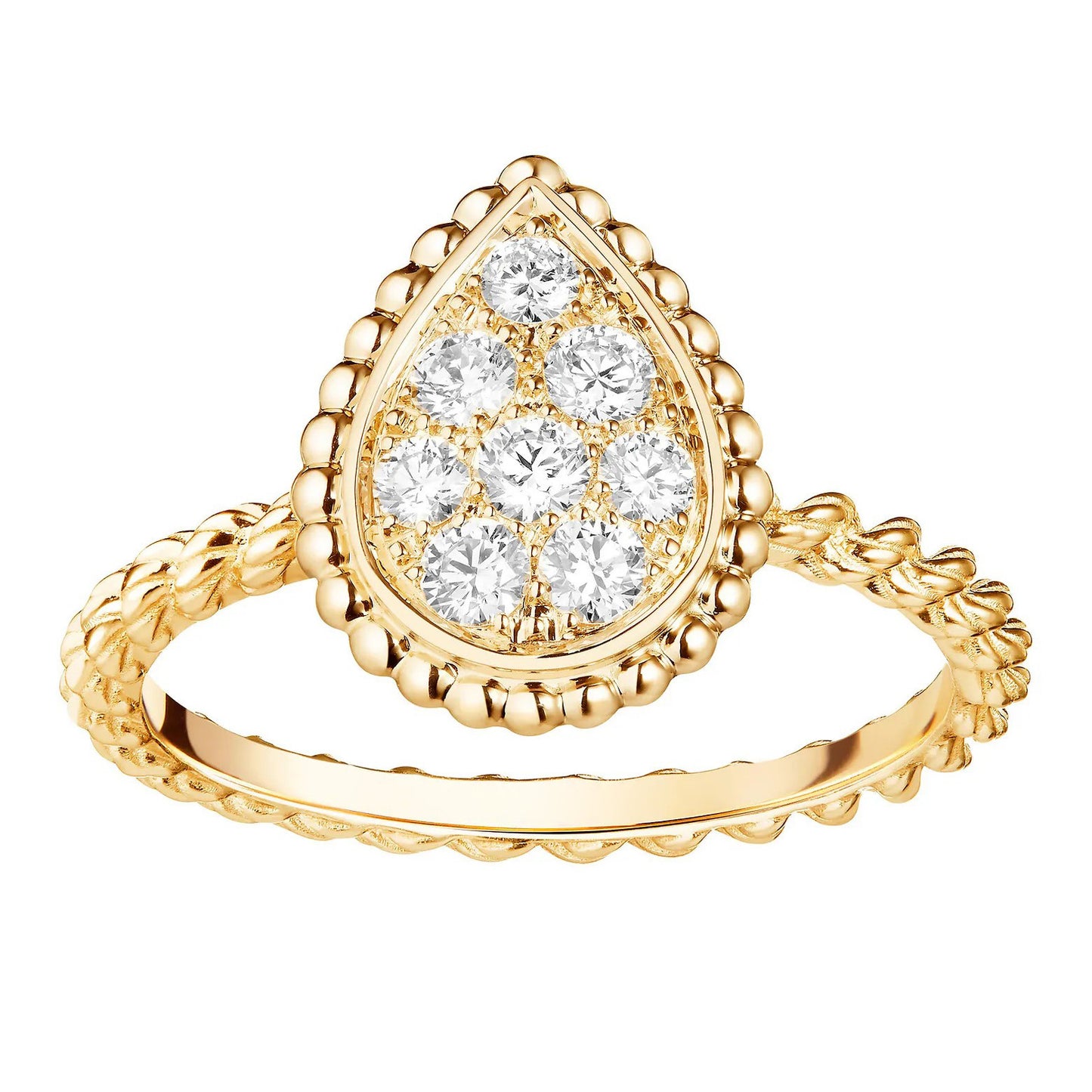 Water Drop Couple Rings SAB056