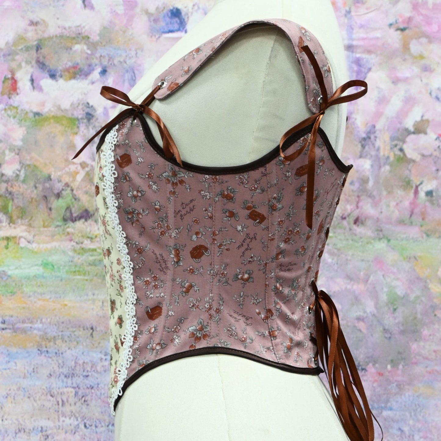 Cute Lace Fishbone Back 69B972