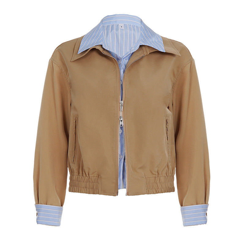 Vintage Fashion Casual Woven Jacket Autumn SA599