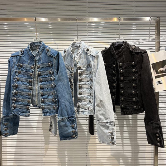 Denim Short Jacket  64D074 FR