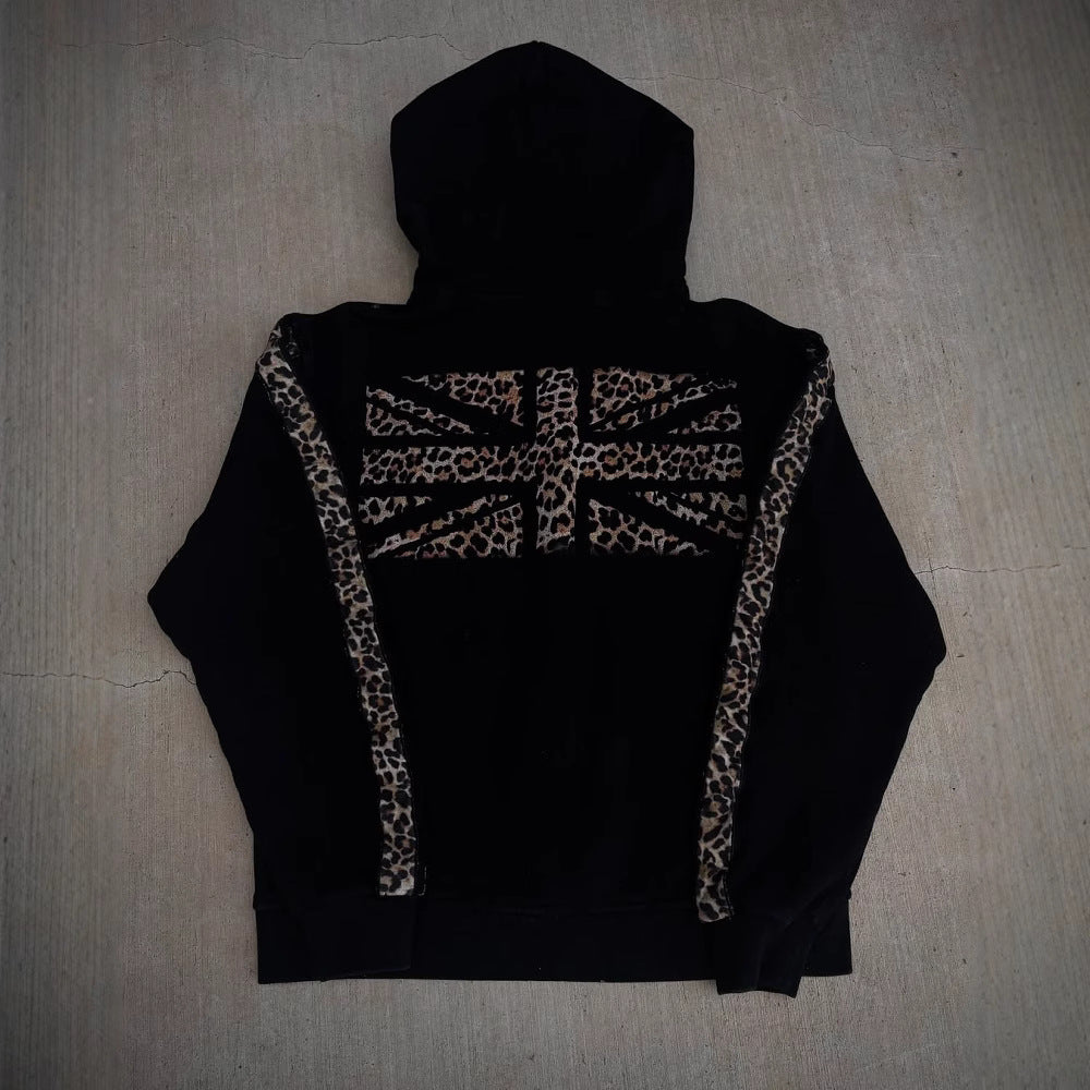 Printed Zip Sweater SA686