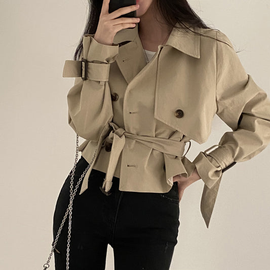Loose Trench Coat Short Coat Women SA451