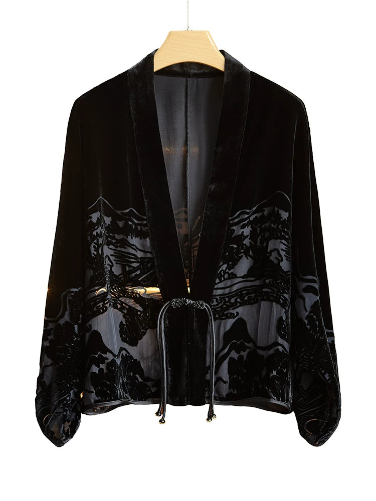 Velvet Jacket Women
