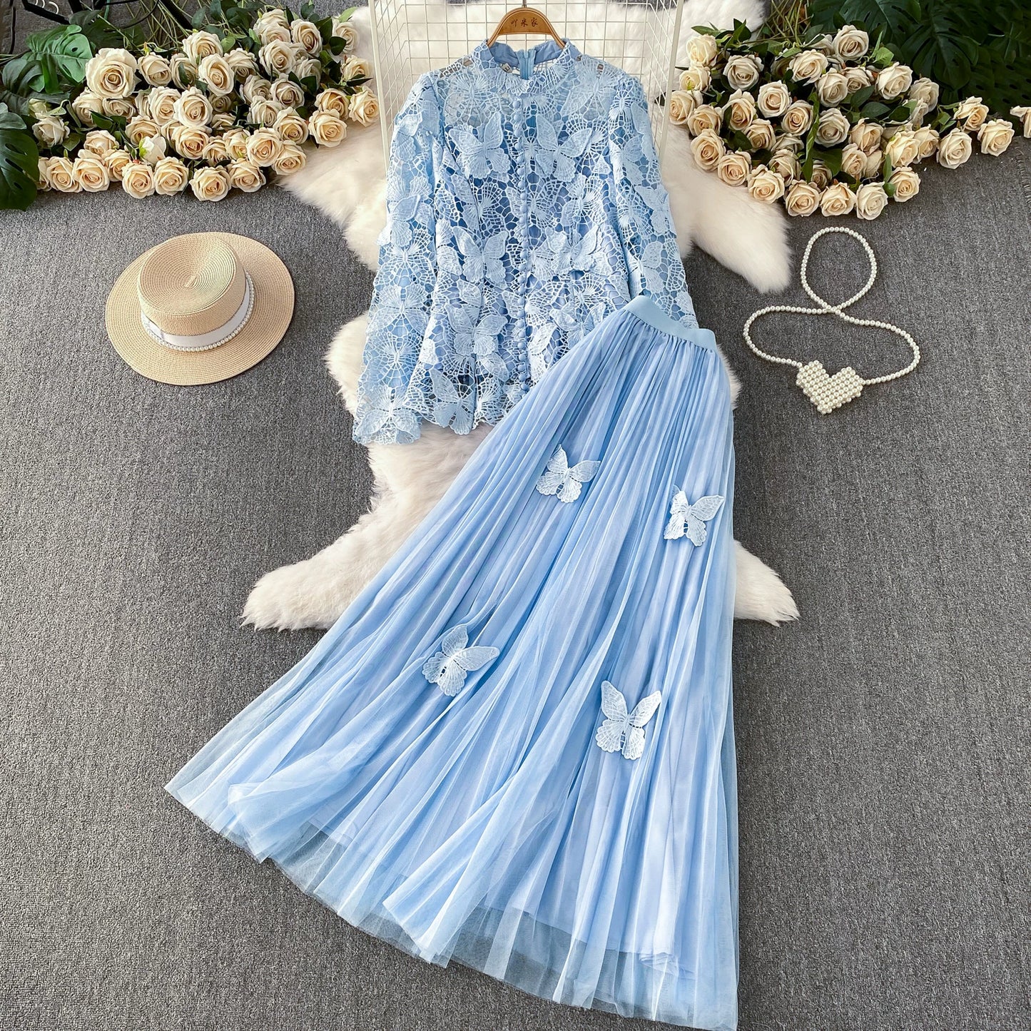 Mesh Dress Set 69B921