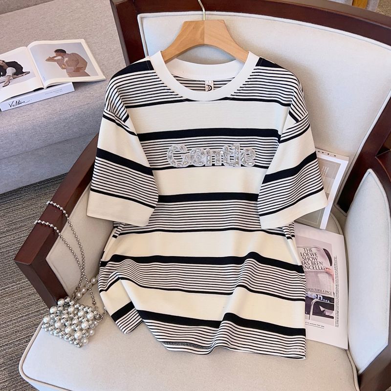 Striped T-shirt Sports Suit  SA973