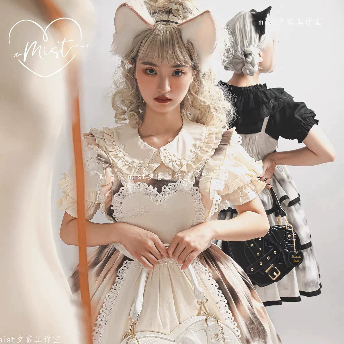Puff Sleeve Peter Pan Collar Lolita Blouse US  64D194