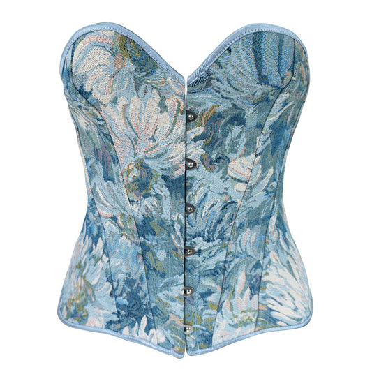 Jacquard Court Corset Belly Shapewear 69A662