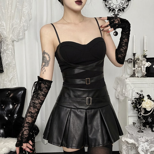 A-line Short Skirt Hot Girl Skirt SAB004