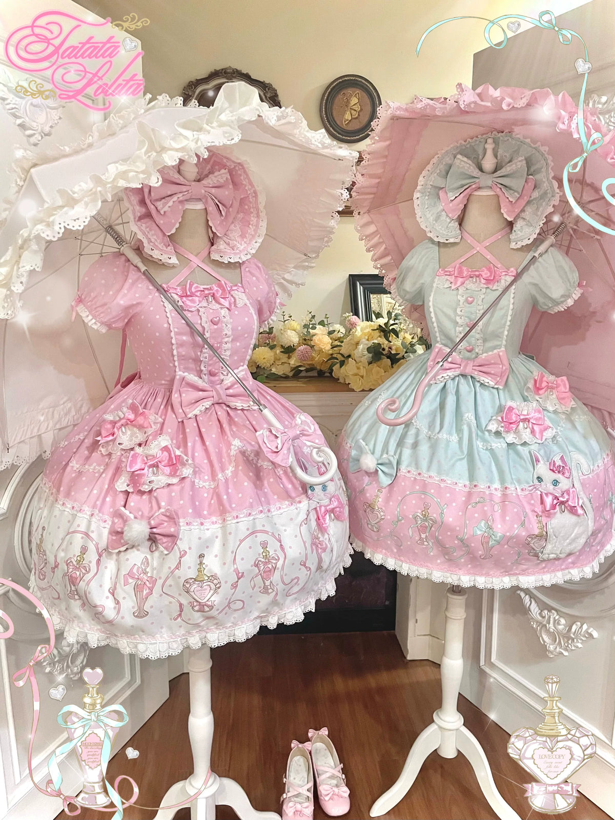 Perfume Cat Lo Skirt Doll Lolita Op Skirt  64H358