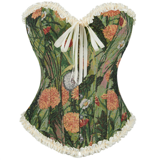 Oil Painting Women's Waist Court Shapewear 69A642